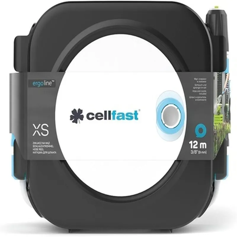 ENROLLADOR DE MANGUERA EQUIPADO ERGO XS CELLFAST 10 M