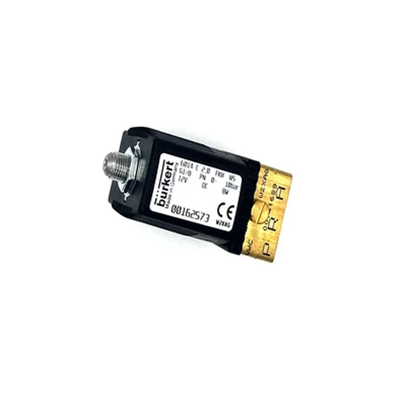 SOLENOIDE BURKERT BASE METAL 12 V N/C 3 VIAS 2.0 mm